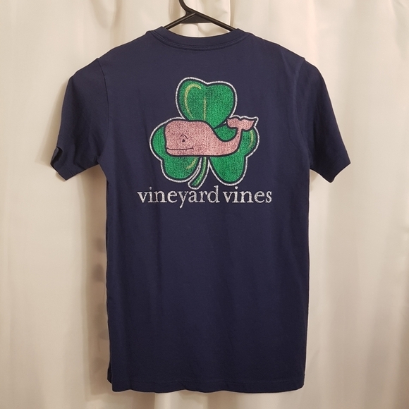 Vineyard Vines unisex Small 8-10 Shamrock Whale shirt - Picture 2 of 4